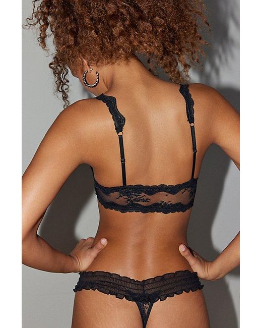 Out From Under Brown Firecracker Lace Scoop Bra