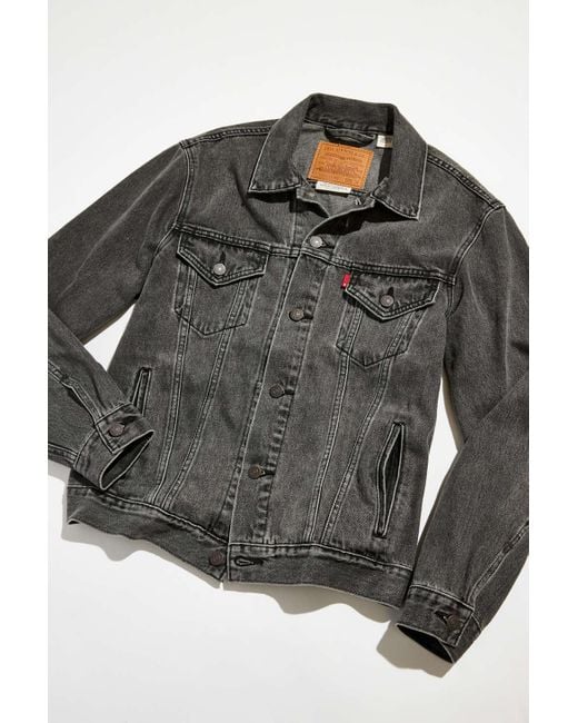 Levi's Gray Vintage Relaxed Fit Denim Trucker Jacket for men