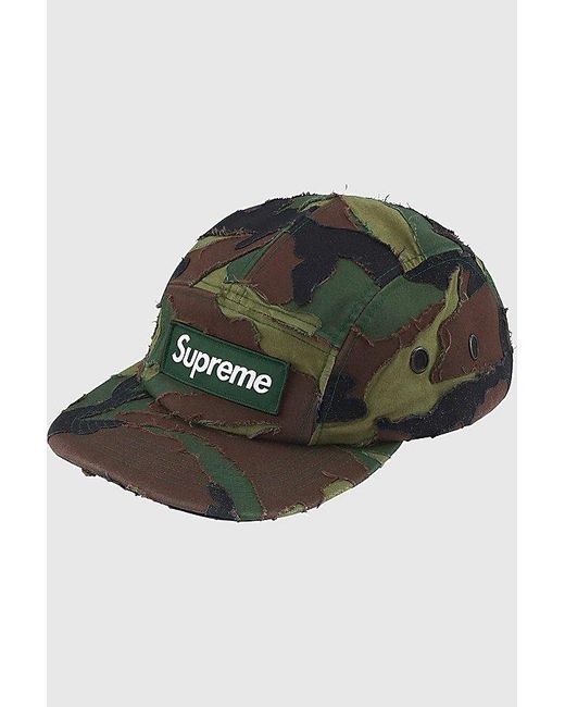 Supreme Layered Camo Camp Cap in Green | Lyst