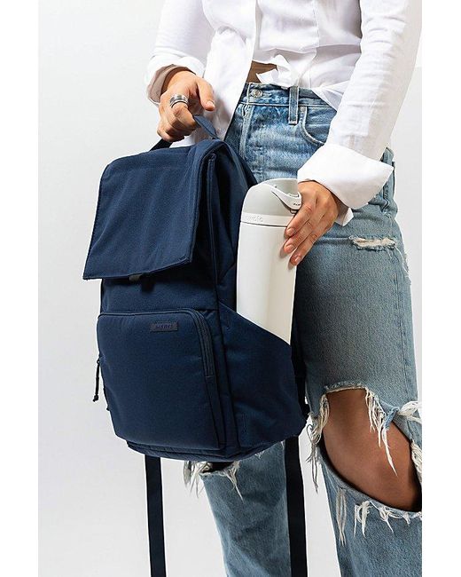 Brevite Blue Daily Recycled Backpack for men