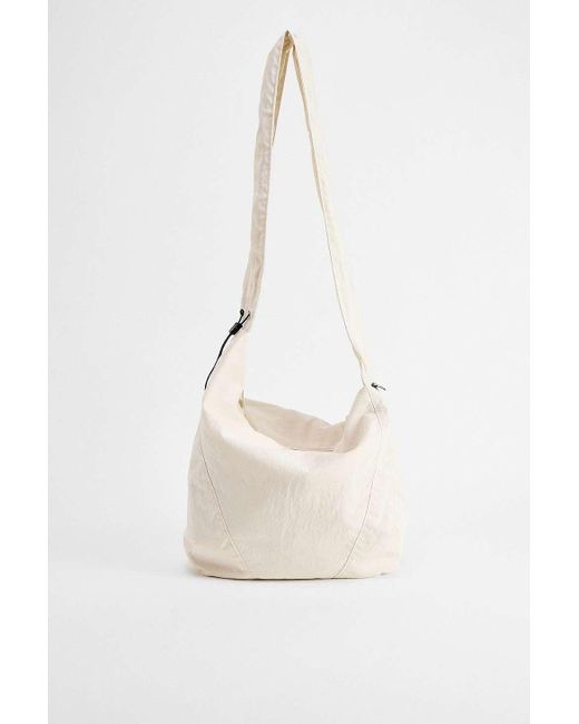 Ayker White Cream Sling Bag for men