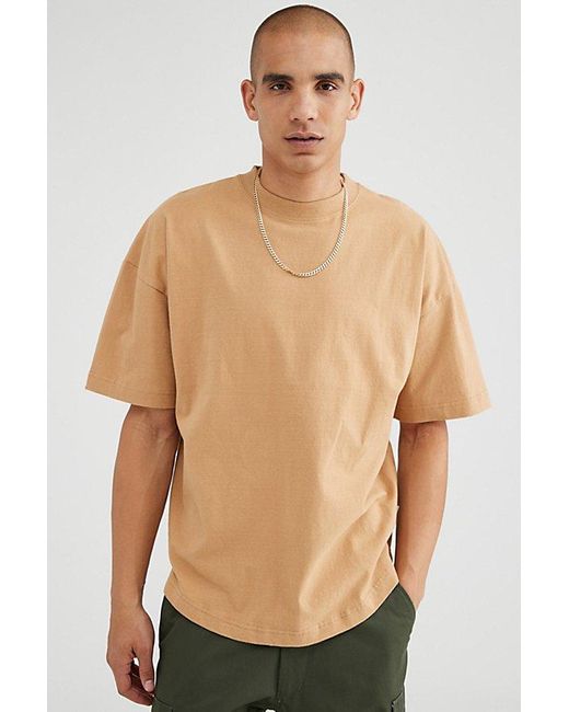 Urban Outfitters Natural Standard Cloth Shortstop Boxy Tee for men