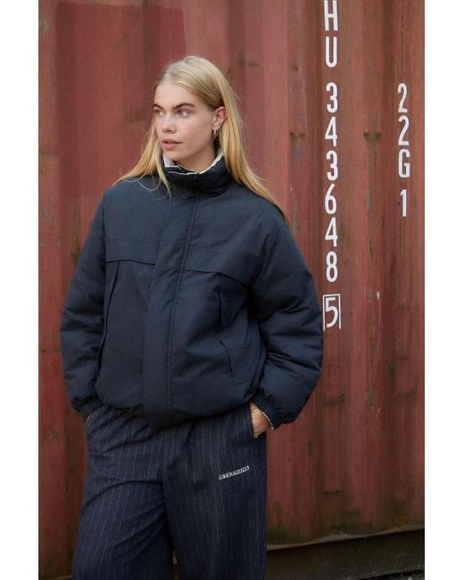 BDG Blue Nara Reversible Padded Jacket