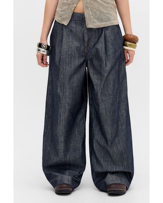 BDG Blue Ray Raw Denim Chino Trousers