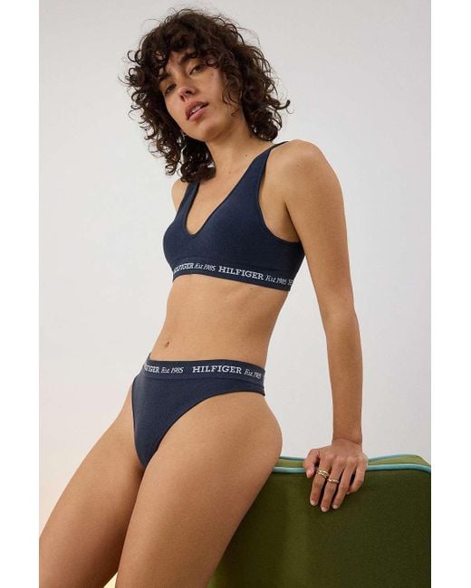 Tommy Hilfiger Blue New York Thong