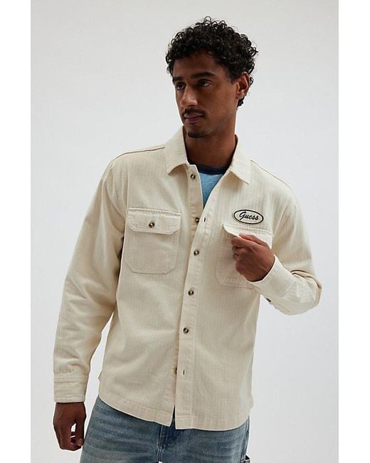 Guess button down shirt shop