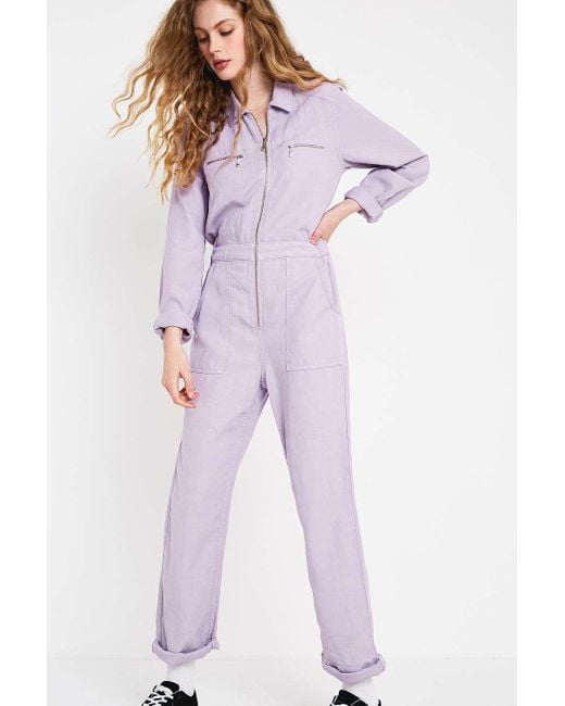 Urban Outfitters Purple Uo Victory Lilac Boilersuit