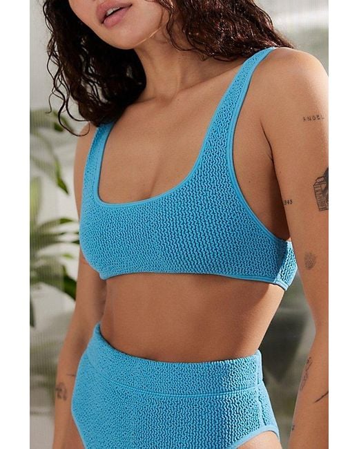 Out From Under Blue ‘80S Baby Seamless Bikini Top