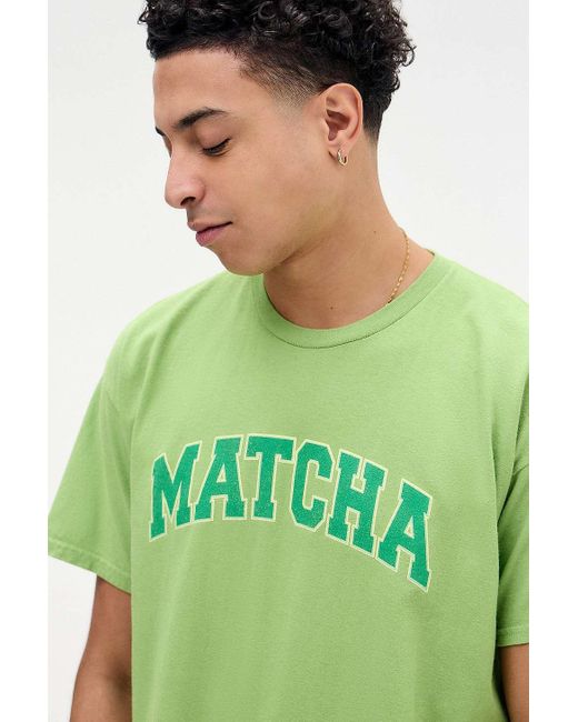 Urban Outfitters Uo Green Matcha T-shirt for men
