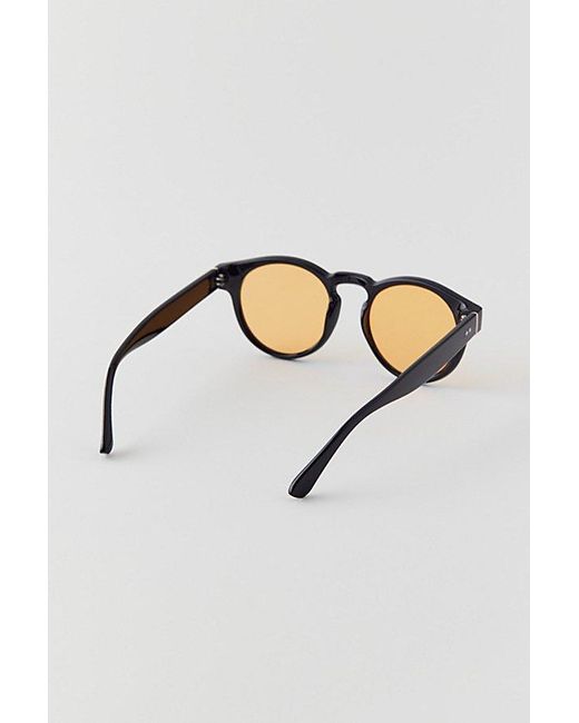 Urban Outfitters Metallic Uo Essential Round Sunglasses