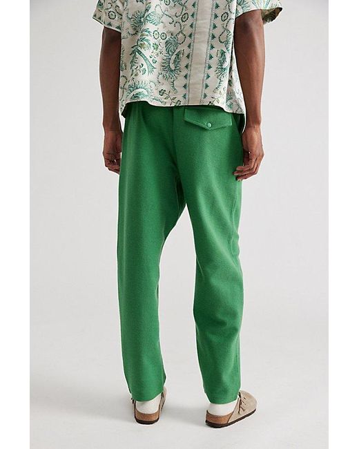 Standard Cloth Green Reverse Terry Foundation Sweatpant for men