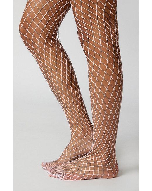 Urban Outfitters Black Uo Fishnet Tights