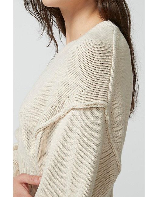 Urban Outfitters Blue Uo Aiden Pullover Sweater