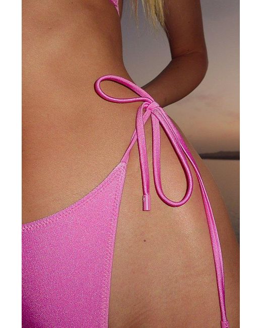 Sunkissed Pink Le Triangle String Bikini Bottom