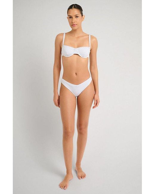 Onia Multicolor Marilyn Ruffled Underwire Bikini Top