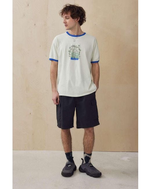Urban Outfitters Blue Uo Mellow Ringer T-shirt for men