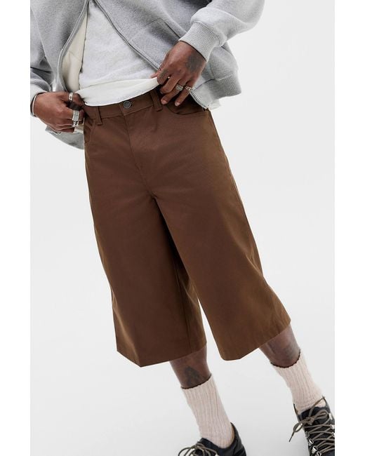 Dickies Brown Timber Union 17" Shorts for men