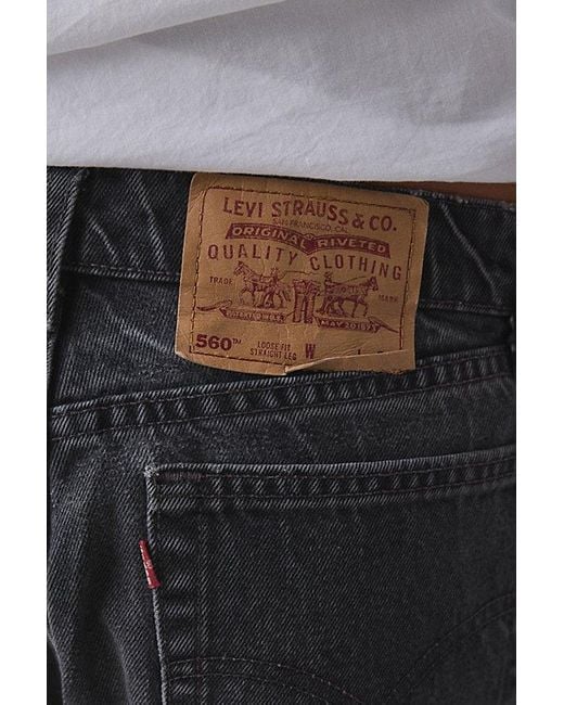 Vintage & ReMADE by UO Blue Remade By Uo Painted Levi's Slouchy Fit Jean for men