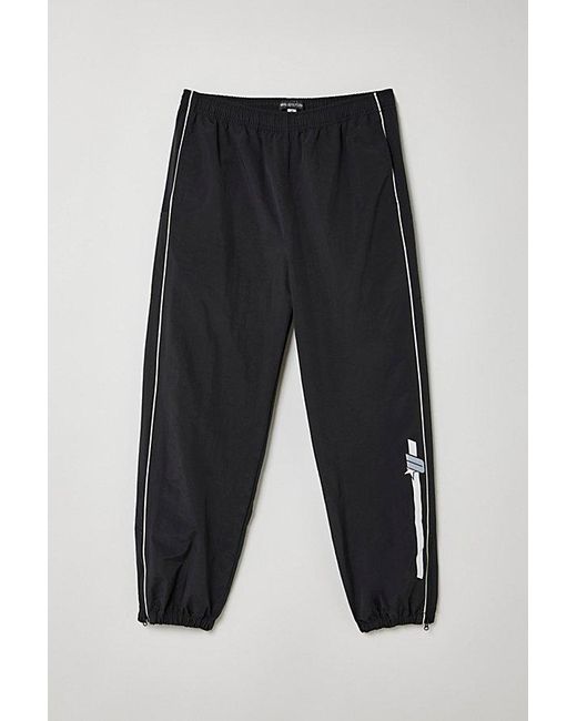 Urban Outfitters Black Uo Baggy Shell Nylon Pant for men