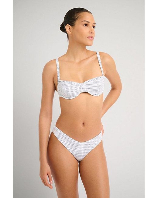 Onia Multicolor Marilyn Ruffled Underwire Bikini Top