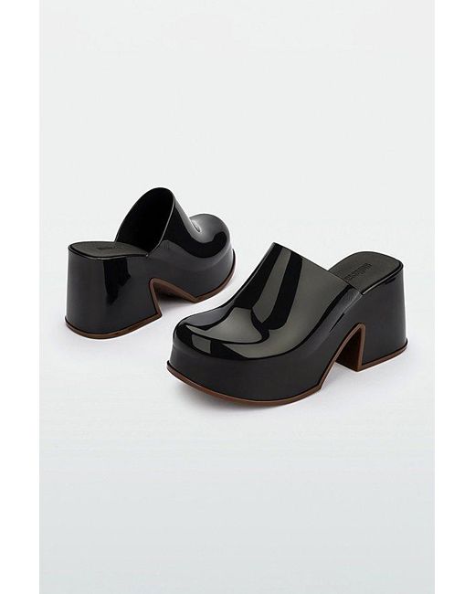 Melissa Black Mia Platform Clog