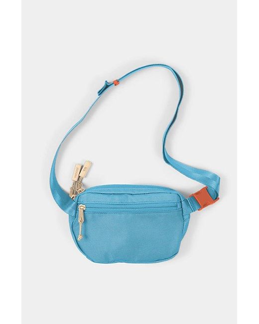 BABOON TO THE MOON Blue Fannypack Mini