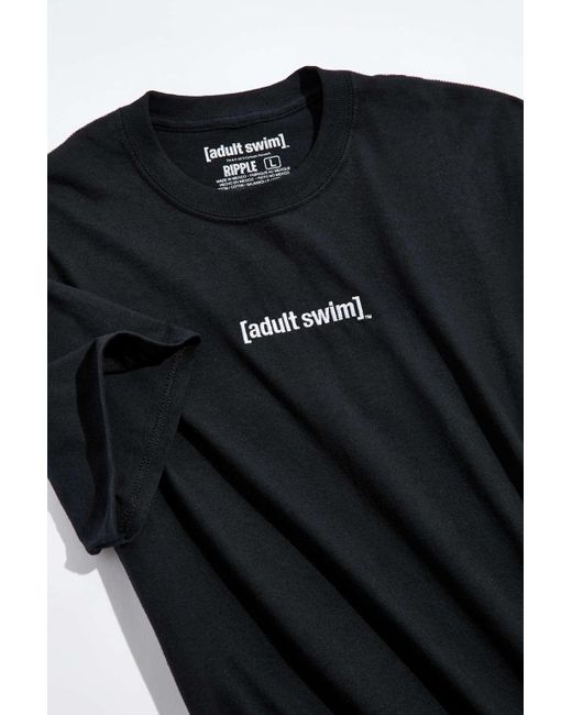 Urban Outfitters Black Adult Swim Logo Tee for men