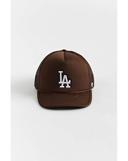 47 Uo Exclusive Los Angeles Dodgers Hat in Brown for Men