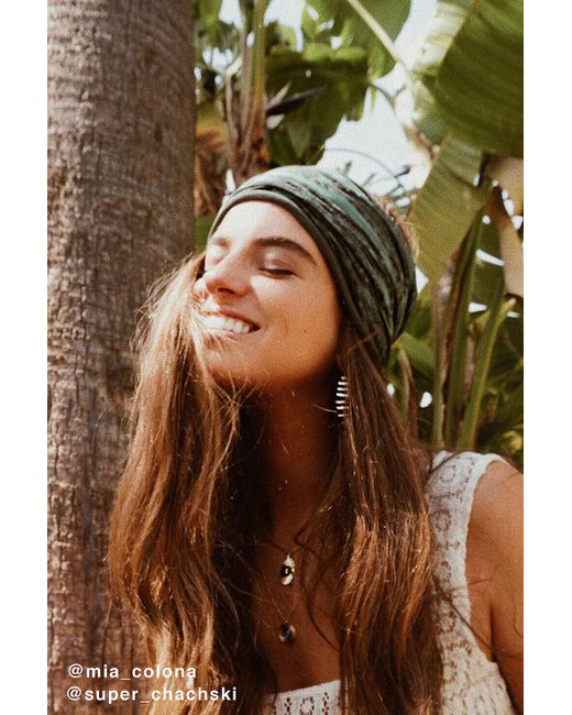 Urban Outfitters Green Cleo Wideband Headwrap