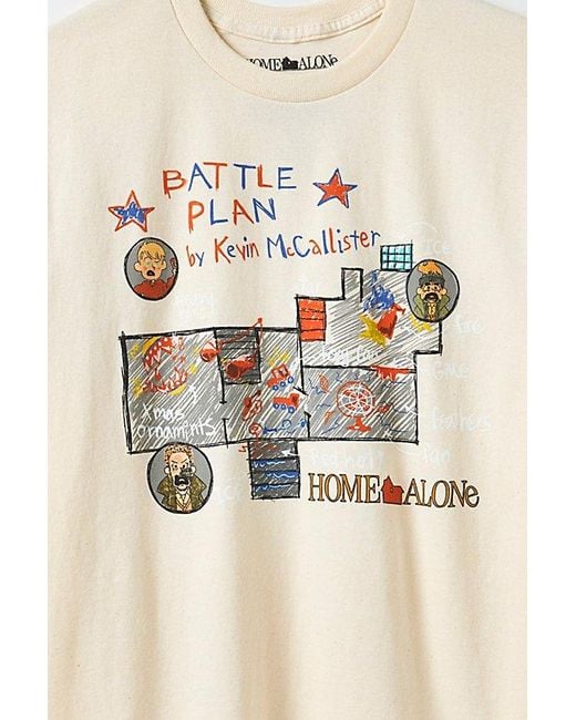 Urban Outfitters Blue Home Alone Graphic Tee for men