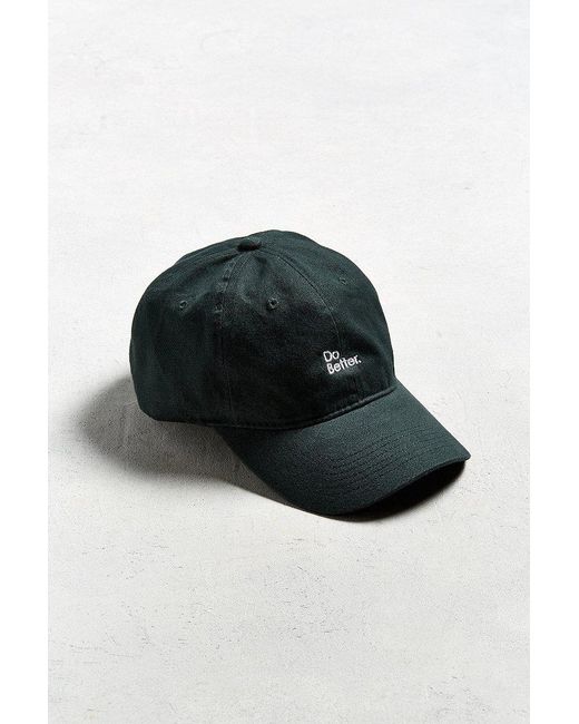 Urban Outfitters Green Do Better Dad Hat for men