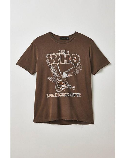 Urban Outfitters Brown The Who Live for men