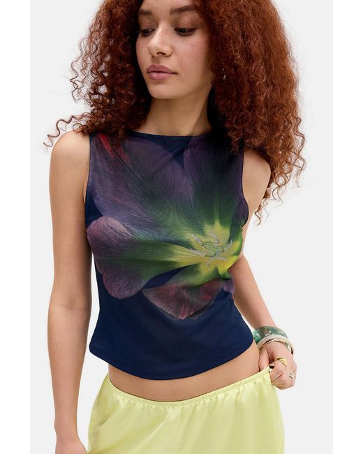 Motel Blue Uo Exclusive Hala Tank Top