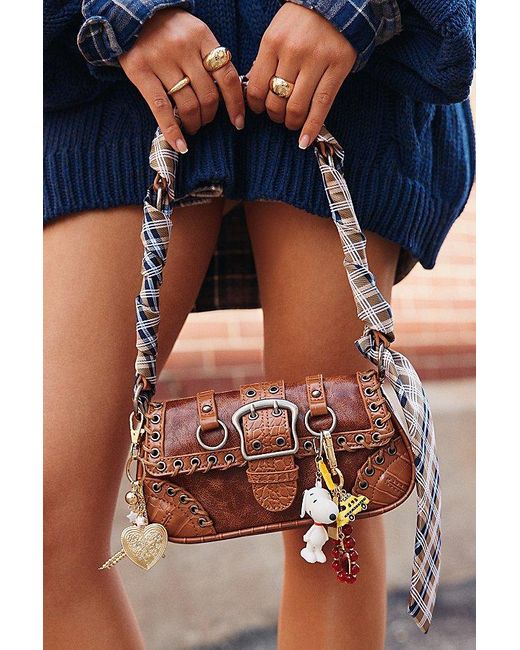 Urban Outfitters Blue Pattern Neck Tie for men