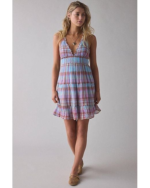 halter neck tunic dress Amelita Suiting Halter Mini Dress / Black | MESHKI