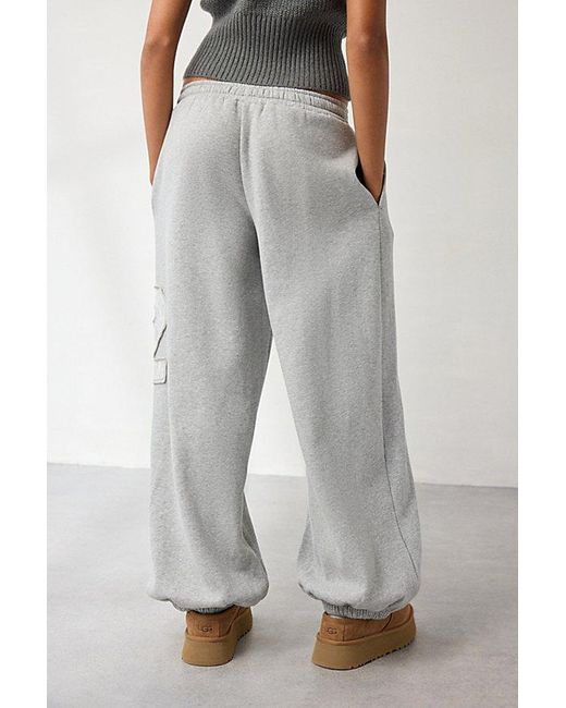 Out From Under White Brenda Lace Stripe Jogger Sweatpant