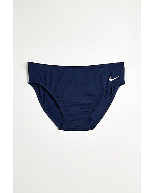 Nike Blue Hydrastrong Solid Swimming Brief for men