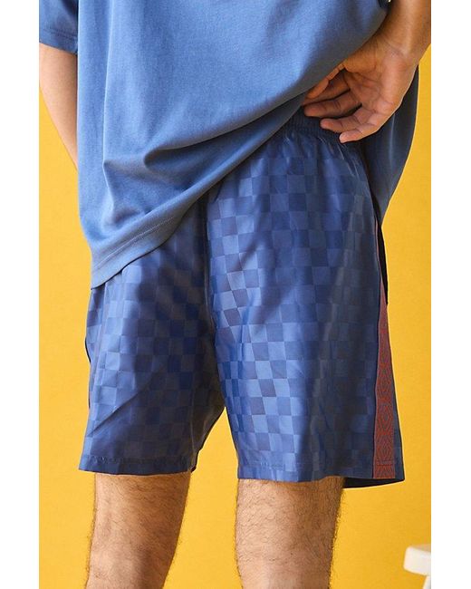 Umbro Blue Uo Exclusive Check Pattern 7" Short for men