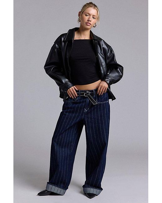 BDG Blue Jaya Printed Baggy Boyfriend Jean