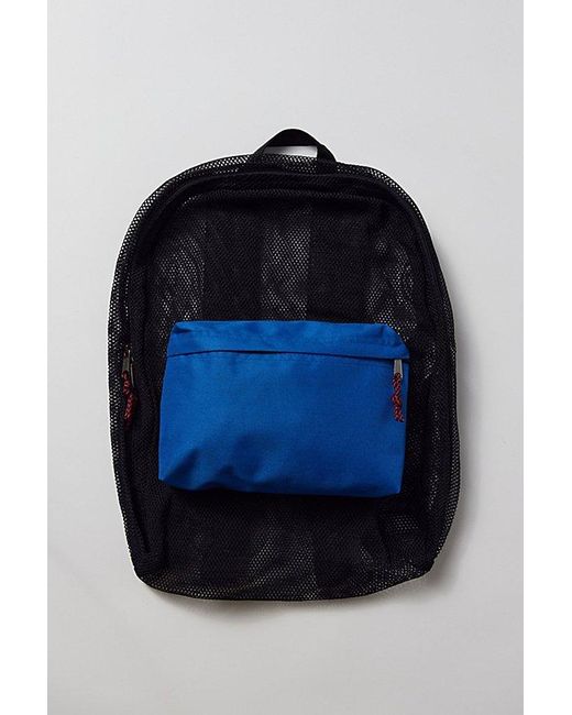 Urban Renewal Blue Vintage Mesh Backpack