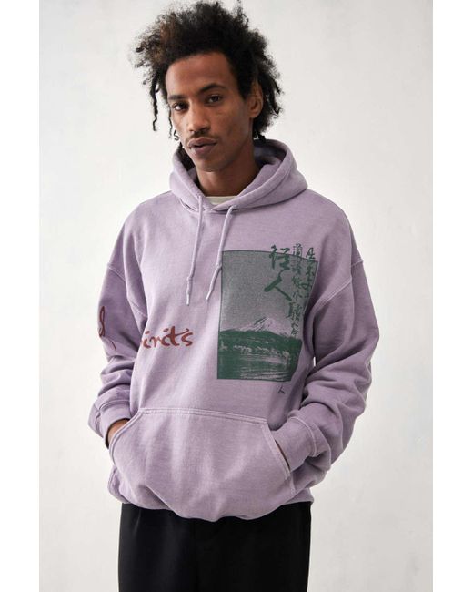 Urban Outfitters Uo Mauve Kindred Spirit Hoodie Sweatshirt In Purple,at for men