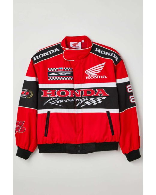 Urban Outfitters Red Honda Uo Exclusive Racing Jacket for men