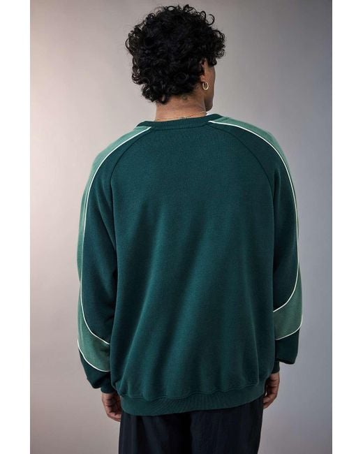 iets frans Green Panel Sweatshirt for men