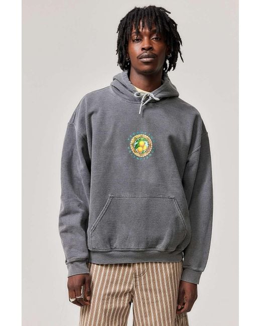 Urban Outfitters Uo Black Naranja Hoodie in Grey for Men Lyst UK