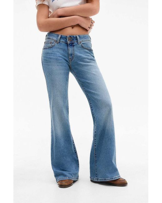 Levi's Blue Superlow Flare Jeans