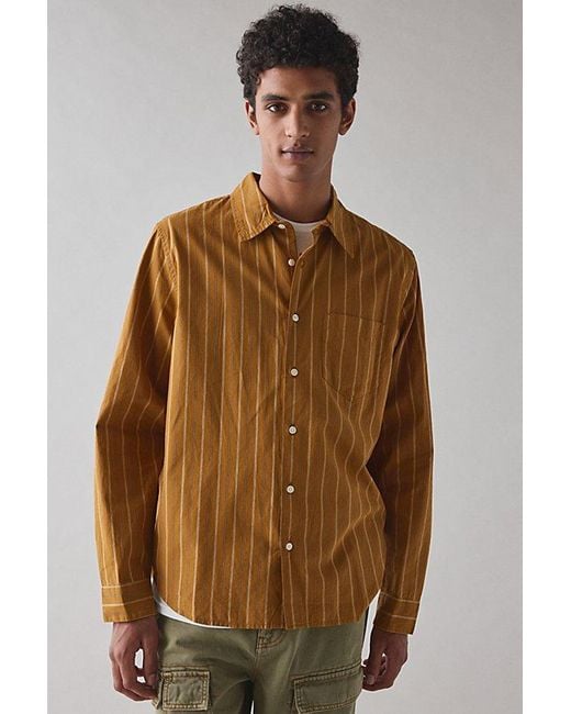 Urban Outfitters Brown Uo The Baggy Dress Shirt for men