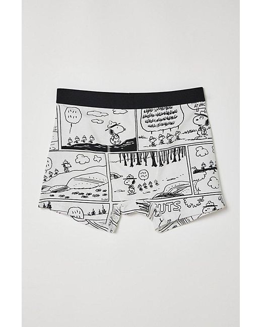 Urban Outfitters White Peanuts Hiking Boxer Brief for men