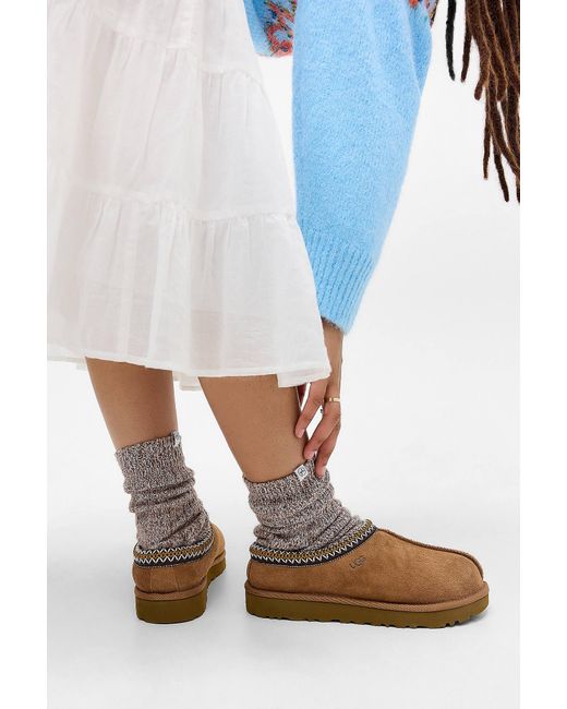 Ugg White Chestnut Tasman Slippers