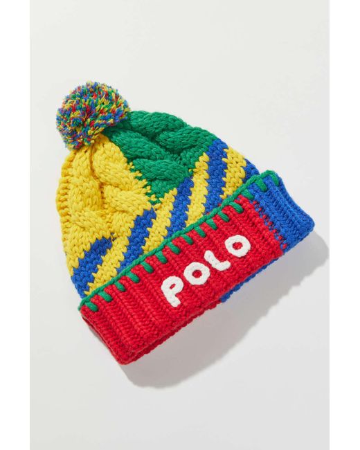 Polo Ralph Lauren Multicolor Chunky Brights Beanie