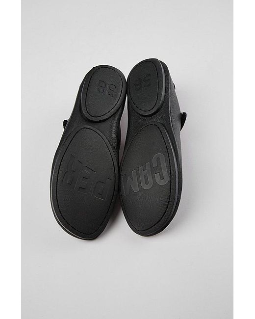 Camper Red Right Leather Ballet Flat